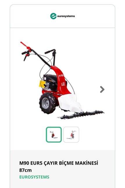 Eurosystems M90 EUR5 Çayır Biçme Makinesi 87 cm