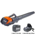 Oleo-mac BVi 60 BOOST AKÜLÜ ÜFLEME MAKİNESİ 2.0Ah+ŞARJ CİHAZI