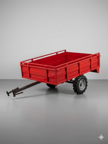 4x4 Mini Traktör Uyumlu Bahçe Römorku (100 cm - 120 cm)